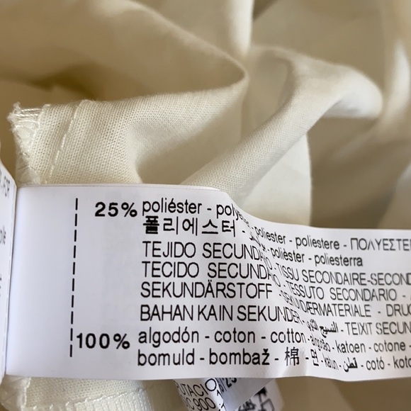 NWT. Zara White Halter Cutwork Embroidery Midi Dress. Size XS. - Picture 7 of 9